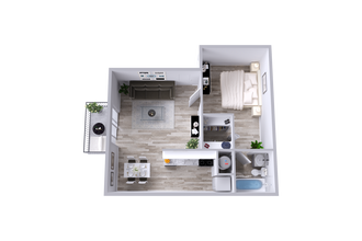 A1 | 1 Bed | 1 Bath 2195 floor plan